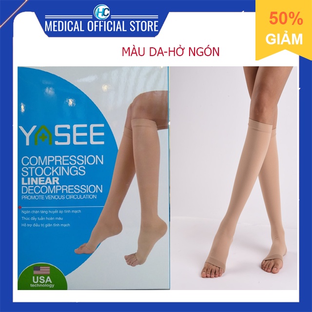 Vớ y khoa Yasee, tất chống suy giãn tĩnh mạch