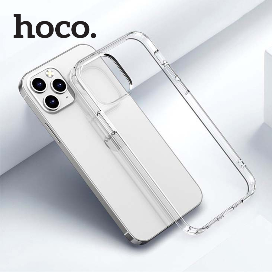 Ốp lưng trong 6.7inch Hoco dành cho iPhone 13 Pro Max, dẻo, ôm sát máy, gờ camera bảo vệ tối đa, tháo lắp dễ dàng