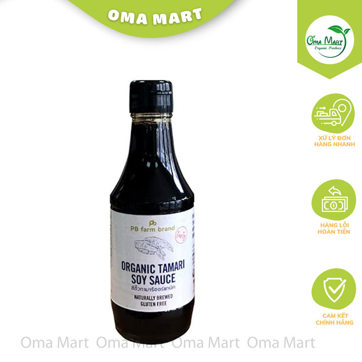 Nước tương tamari hữu cơ PBFarm 200ml