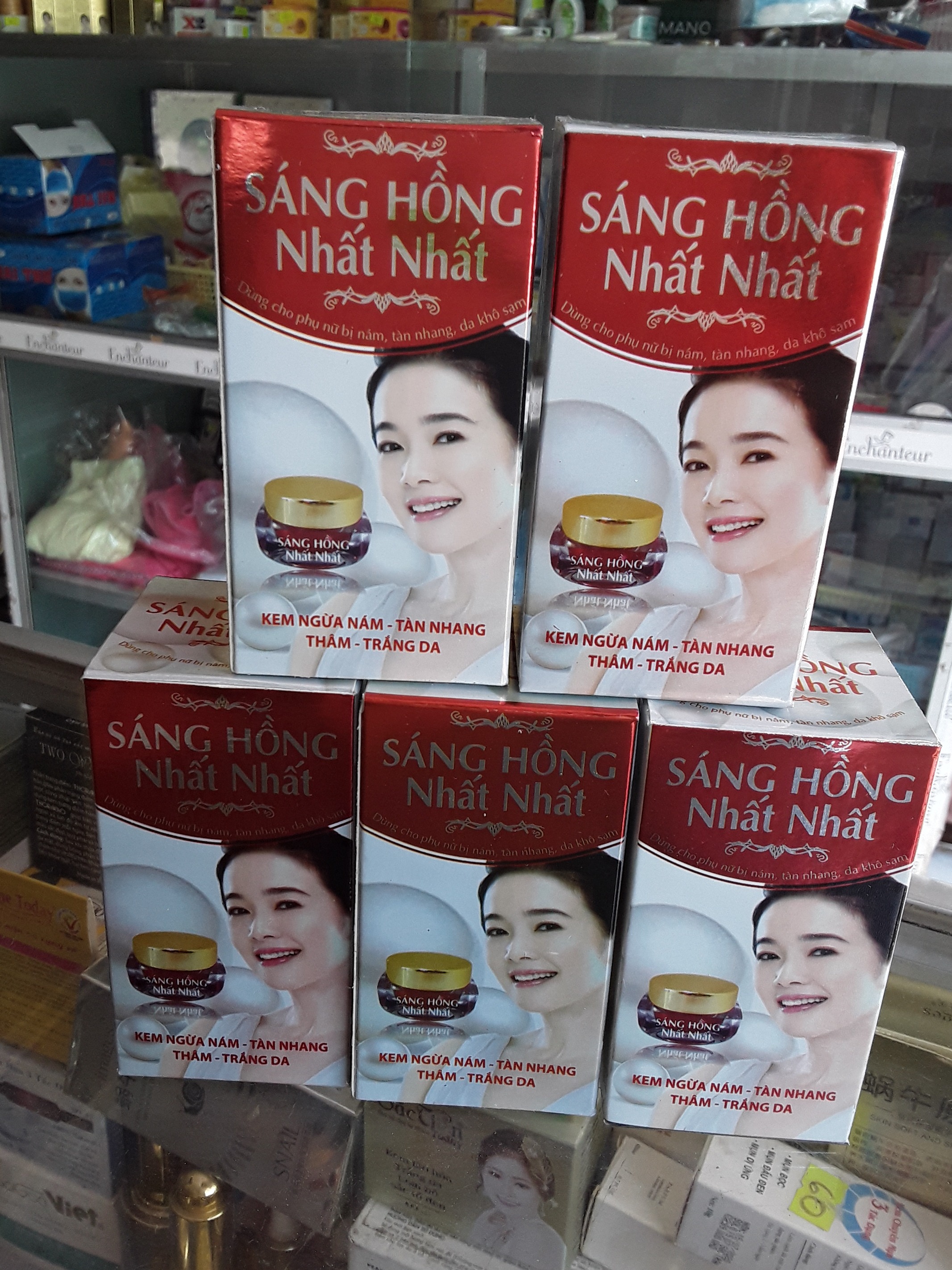 Kem ngừa nám tàn nhang thâm trắng da Sáng Hồng Nhất Nhất