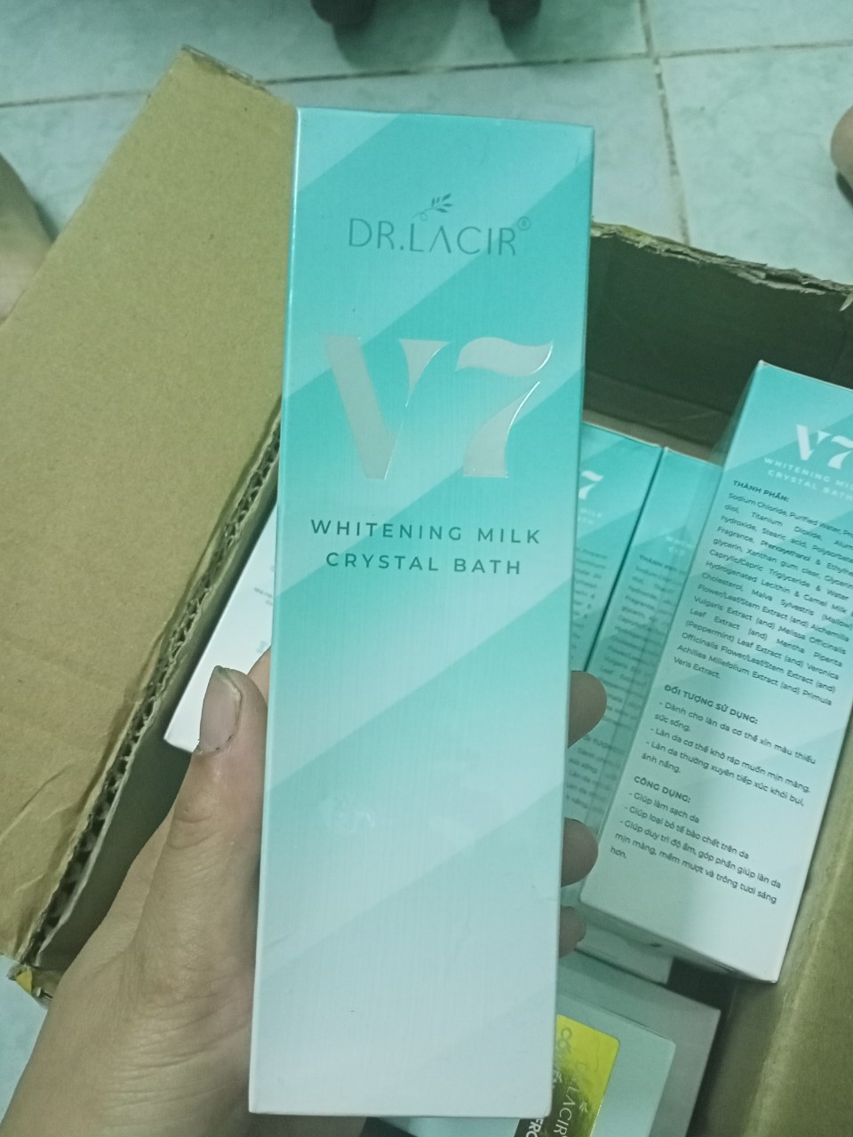 [Mẫu mới] [Xả kho ]Tắm trắng khô V7 Lamer Dr Lacir