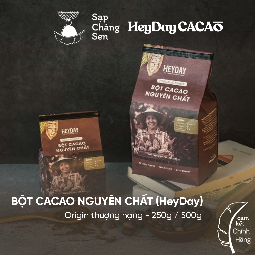 Bột ca cao nguyên chất Origin (Heyday Cacao)