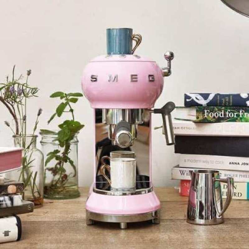Smeg Automatic Coffee Maker, Smeg Coffee Machine, Coffee Maker, Espresso, Cappucino, Capacity 1350W, Capacity 1L, With Milk Faucet, Foam Maker, Imported From Germany, Many Colors, 12 Month Warranty