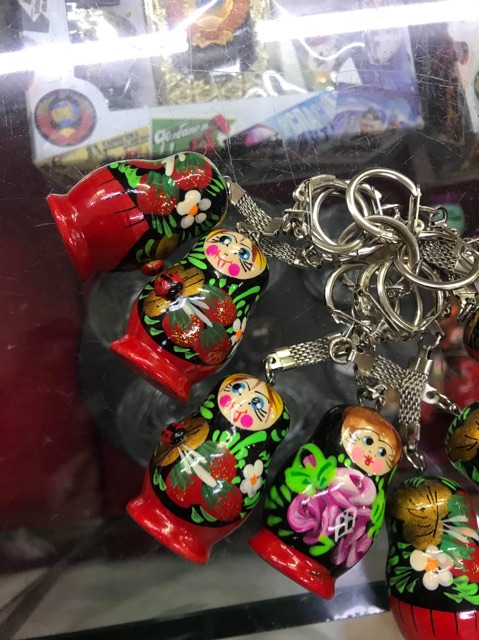 Móc chìa khoá hình búp bê Nga