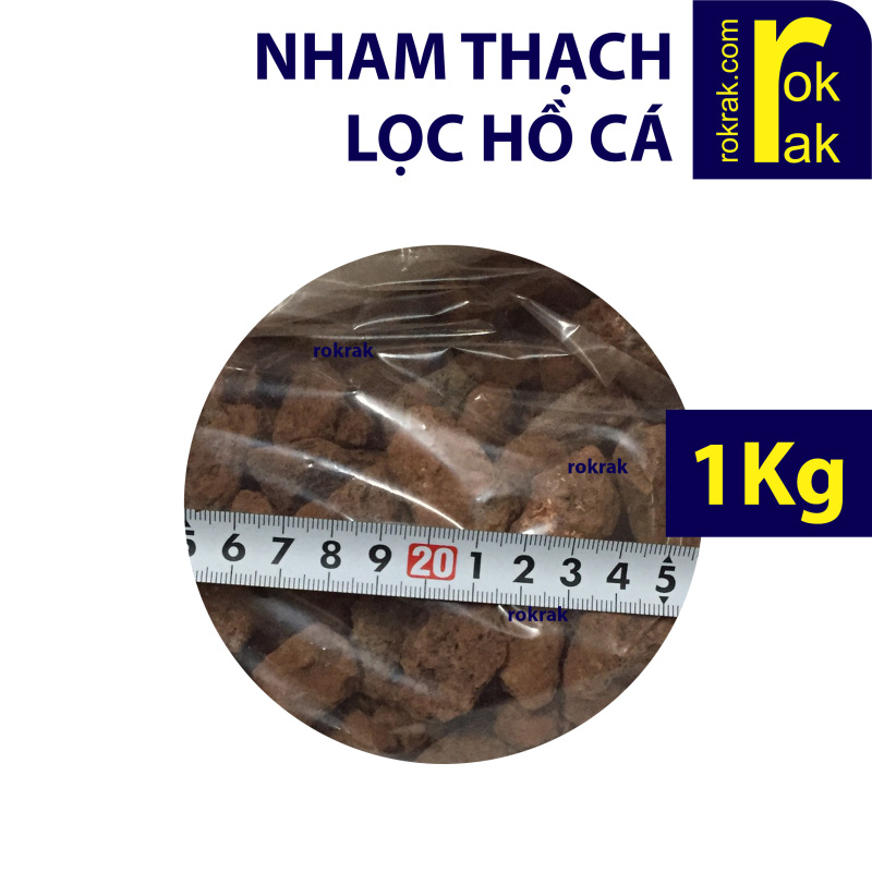 Nham thạch đỏ lọc nước hồ cá 1Kg nuôi vi sinh
