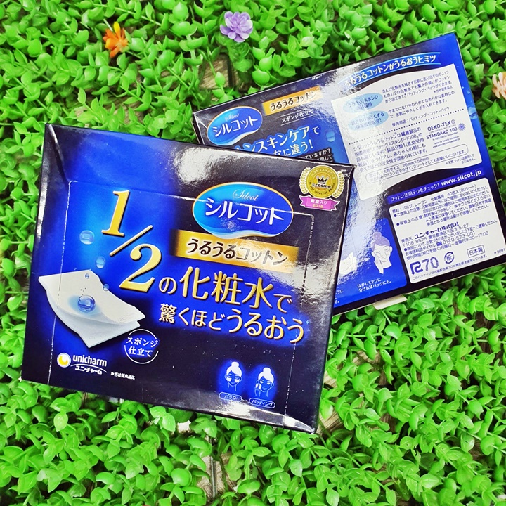 Bông tẩy trang Silcot Unicharm Nhật Bản – TXS558