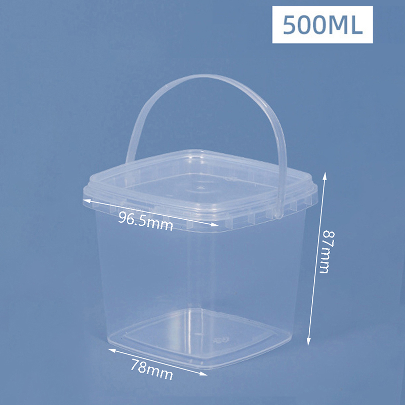 Gp8cfebv 280ml/500ml/1L/2L plastic container with lid and handle food container