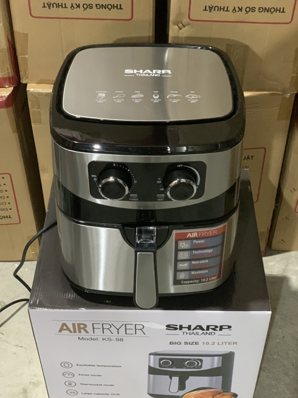 Nồi Chiên Không Dầu Sharp -8 Lít- KS-20901
