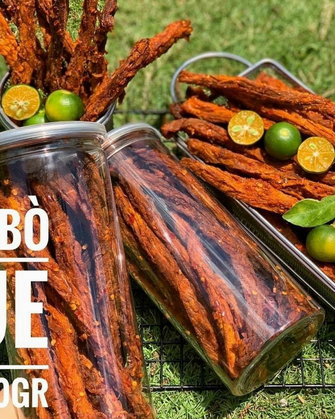 [HCM]300g khô bò que siêu  ngon siêu rẻ Bin Bin FOOD