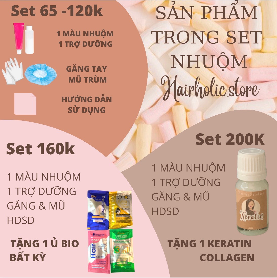 Ủ Bio Hairholic dưỡng tóc, phục hồi tóc hư tổn