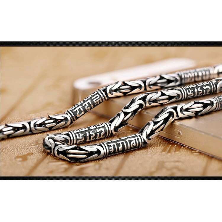 Dây Chuyền Bạc Nguyên Chất Cao Cấp 8.6 Chỉ