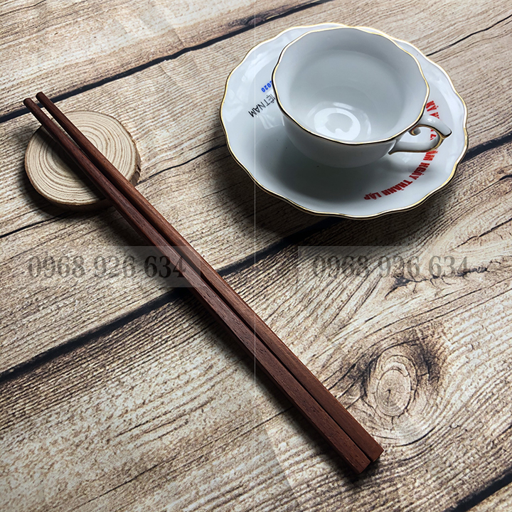 Đũa khảm - Đũa Hương ăn cơm - Bộ 10 đôi gỗ khảm cao cấp (màu ngẫu nhiên)