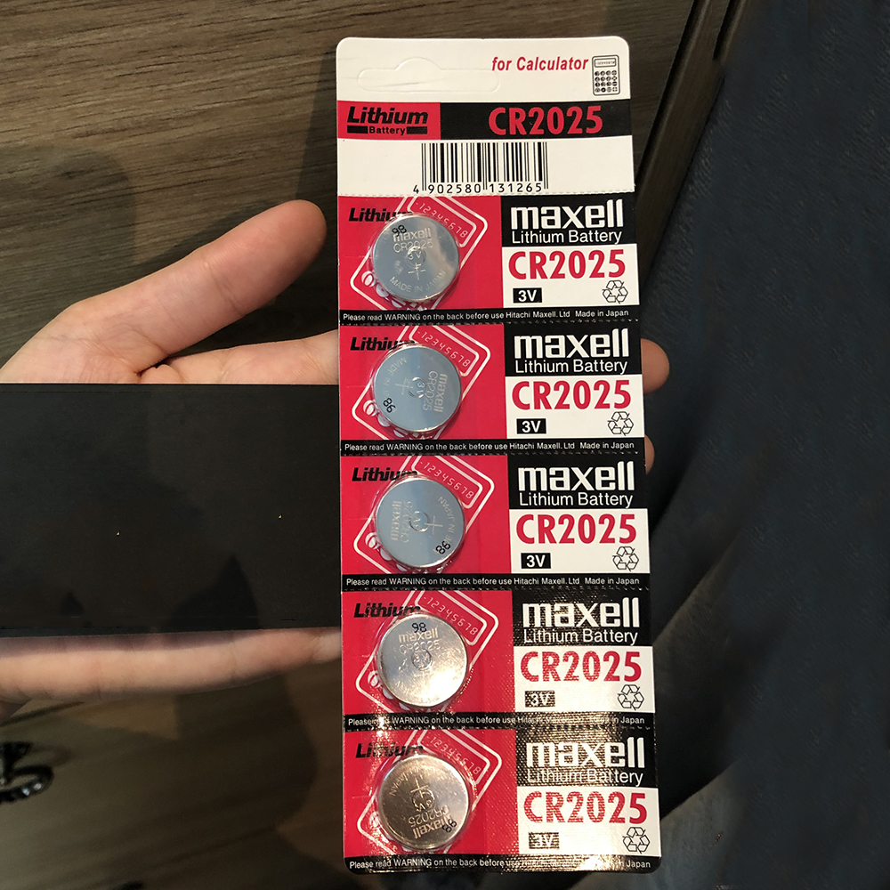 Combo 2 Pin CR2025  Maxell Lithium  3V