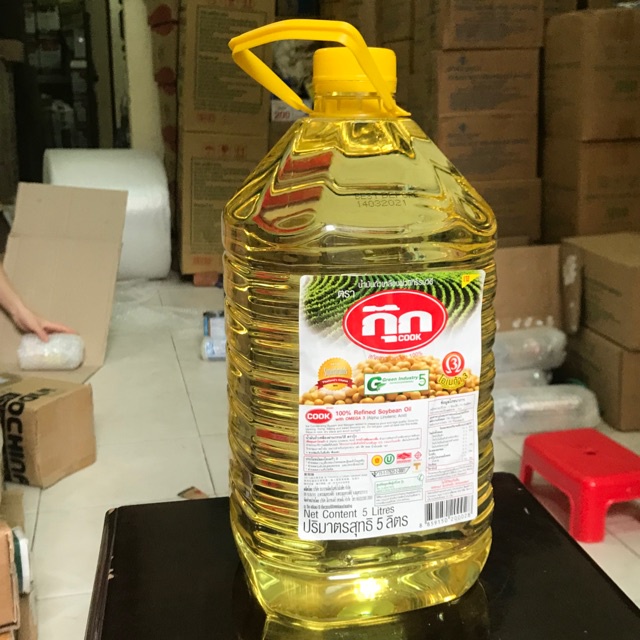 Dầu dậu nành Thái Lan nguyên chất 5L