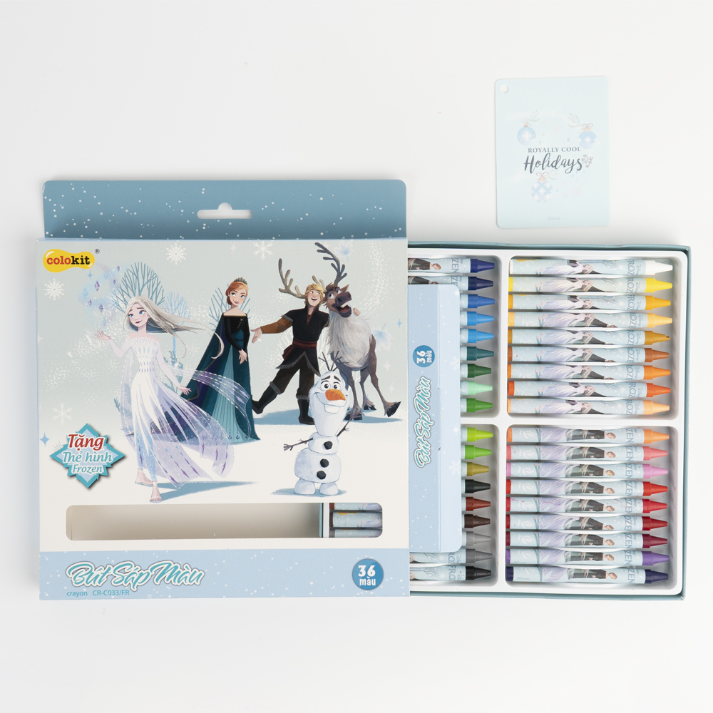 Bút sáp màu colokit disney frozen cr-c033/fr