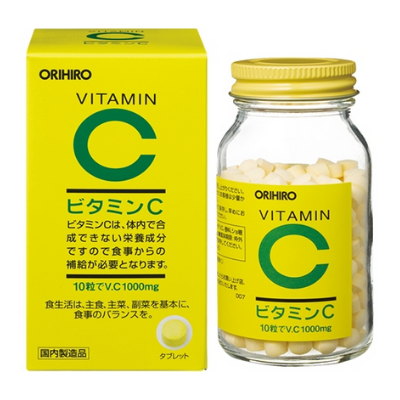 Viên Uống Bổ Sung Vitamin C Tăng Cường Sức Đề Kháng Của Nhật Orihrio (Hộp 300 Viên) - Hàng Nội Địa Nhật