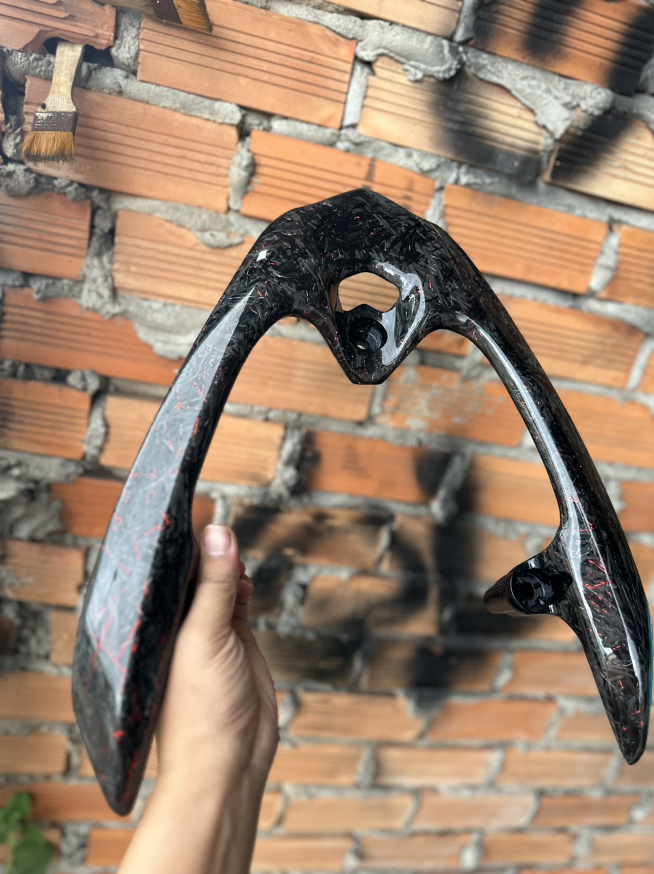 Cảng Sau Vario, Tay Dắt Vario Click ốp carbon fiber
