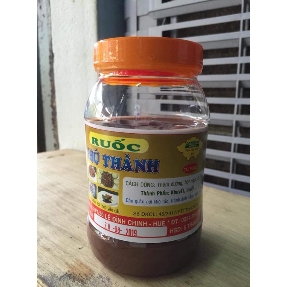 2 hủ 500GR (500gr x 2) RUỐC PHÚ THÀNH - Đặc sản Huế
