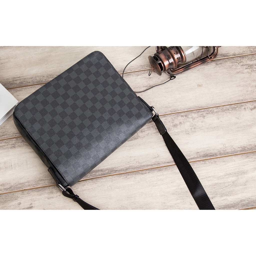 Túi đeo chéo nam caro lớn ⚡ ⚡ túi nam nhiều ngăn đựng vừa IPAD A4 ĐI LẠI