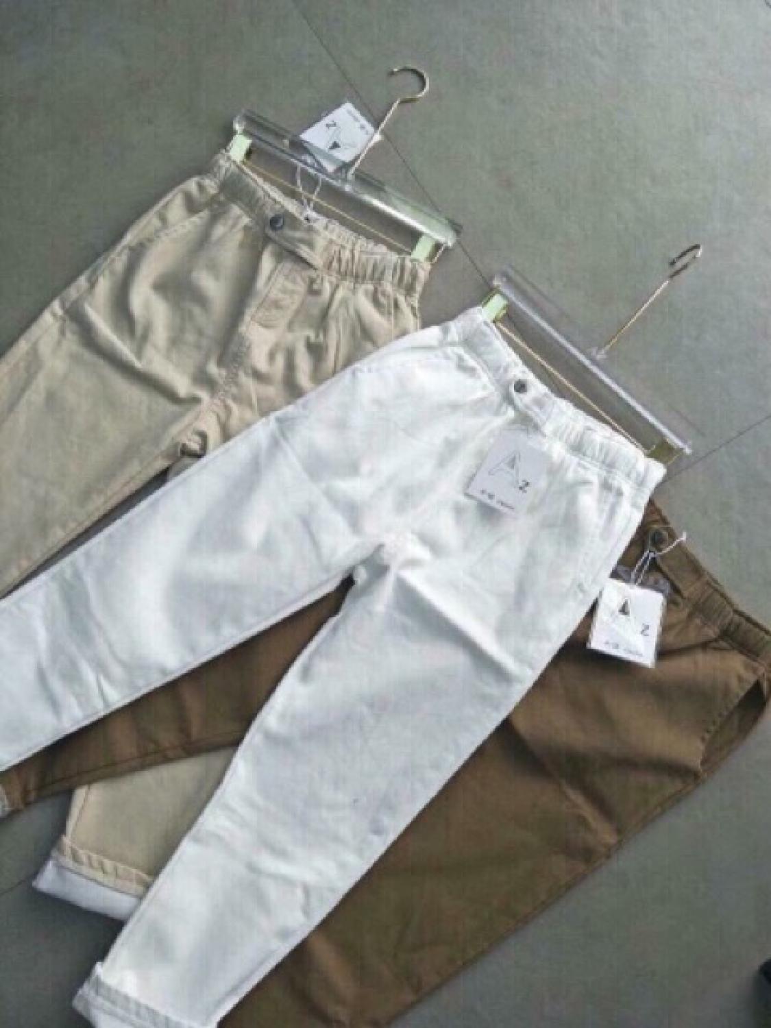 Quần baggy chất liệu kaki dày dặn