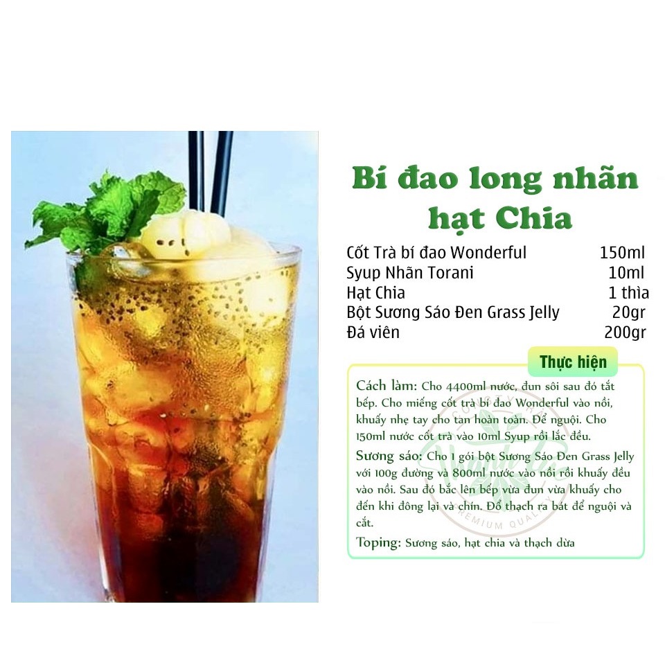 Cốt Trà Bí Đao Wonderful - gói 550g