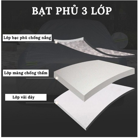 Bạt Phủ Xe Kia Seltos Cao Cấp (bạt 3 lớp Tráng Nhôm, chống xước) Loại 1