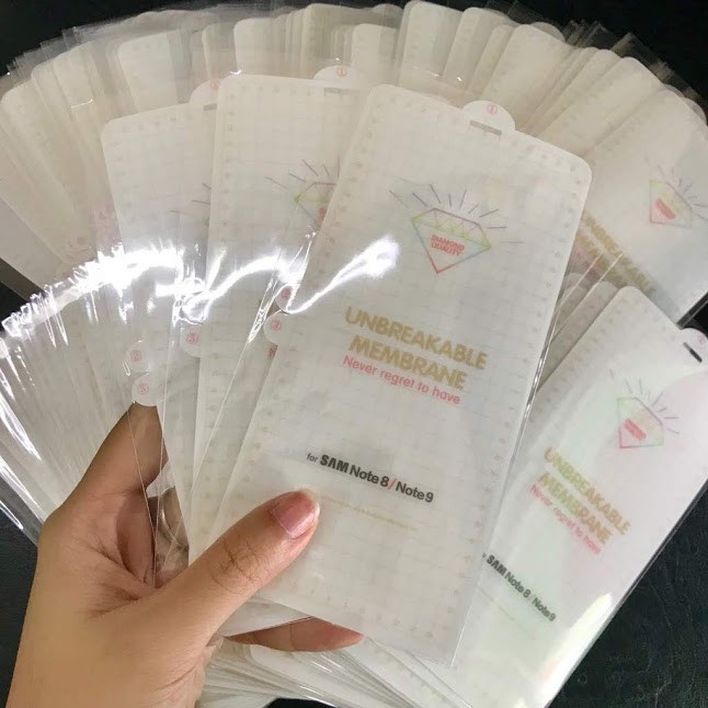 Dán ppf cho samsung s8 s9 plus note 8 9 note 10 note 10 plus s10 s10 plus trước sau miếng dán tự phục hồi tặng giấy lau