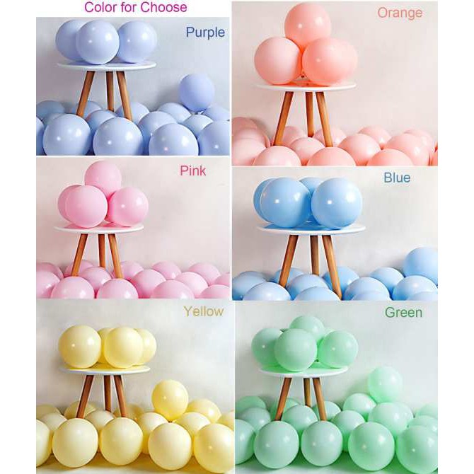 10 Bóng cao su Pastel Size 10In (26Cm) Siêu Đẹp