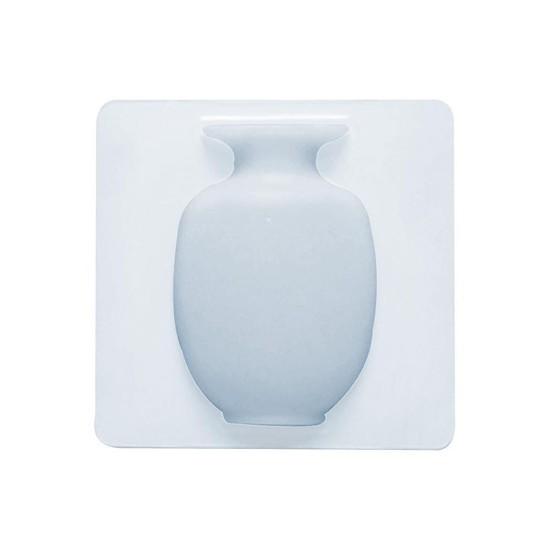 Lọ hoa dán tường trang trí silicon, chậu hoa dán tường