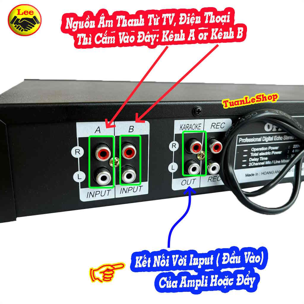 VANG KARAOKE GIA ĐÌNH k206 –  GIÁ 01 CHIẾC