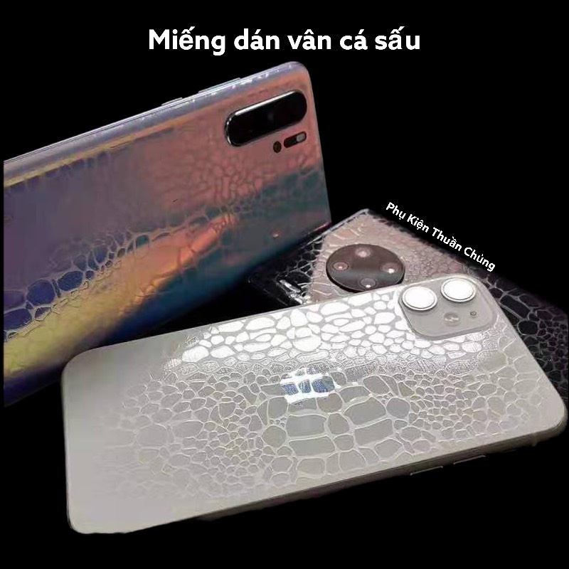 Dán lưng ppf vân da cá sấu full mặt lưng cho SAMSUNG các dòng S(6,7,8,9,10,20,10e),S8 Plus,S9Plus,S10Plus,S20Plus,S11Plus, S20 Ultra xịn sò, cá tính, siêu đẹp, siêu rẻ.