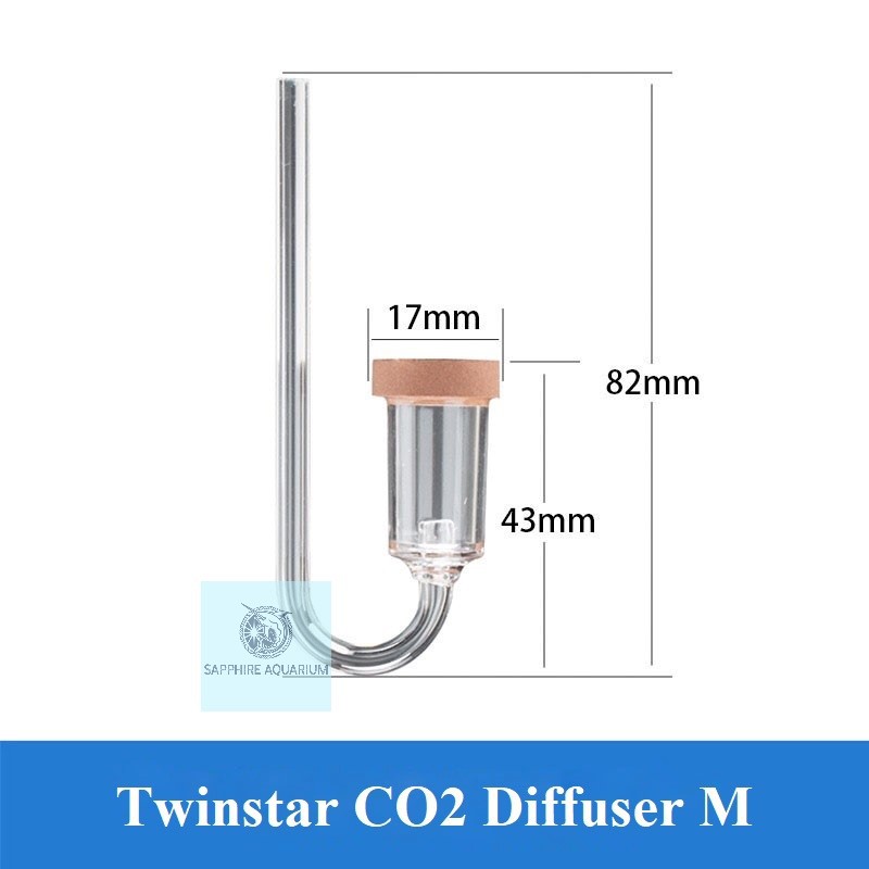 Sủi CO2 thủy sinh Twinstar CO2 Diffuser - Size S