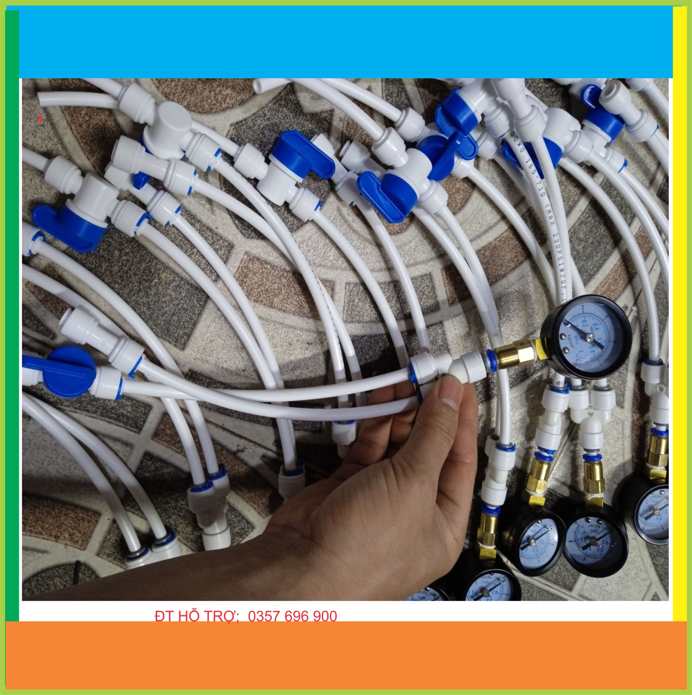 Đồng hồ đo áp suất nước, sửa máy lọc nước