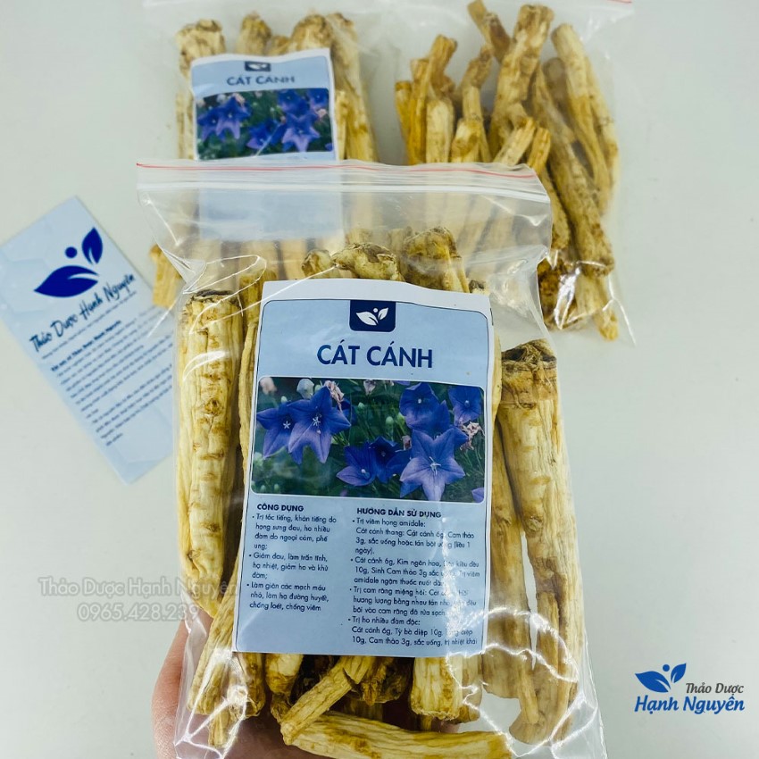 Cát cánh 1kg, khô, nguyên củ, thơm, sạch, giúp giảm ho, đau họng tiêu đờm, bổ phế