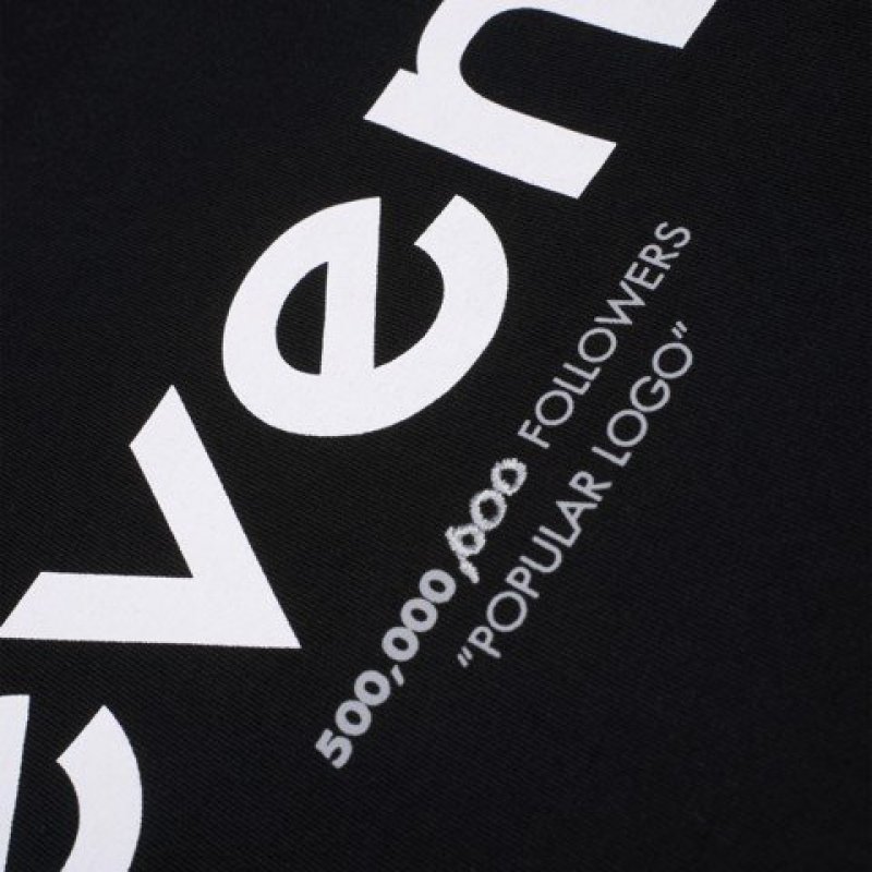 [DF]LEVENTS® Áo thun POPULAR LOGO TEE BLACK/ WHITE