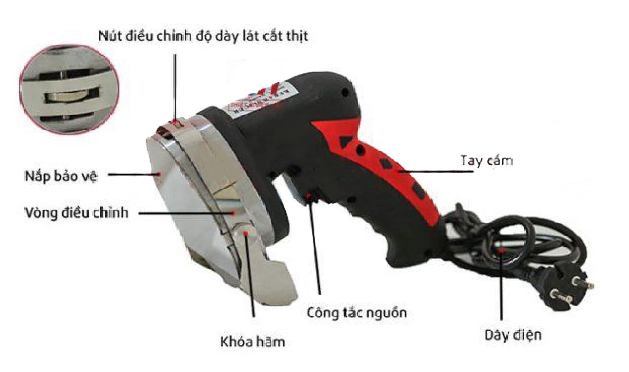 Máy cắt thịt bánh mì Thổ Nhĩ Kỳ KS-100E