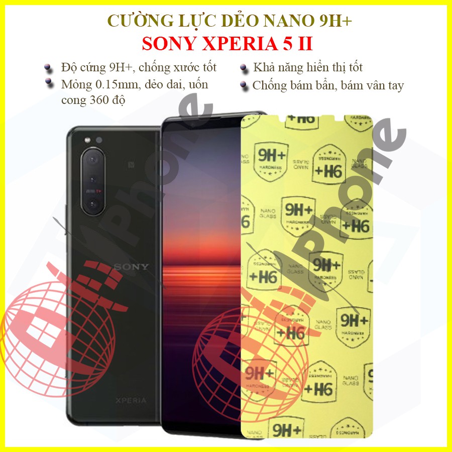 Dán cường lực dẻo nano Sony Xperia 5 Mark 2 (Xperia 5 II)
