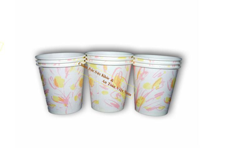 Bộ 500 ly giấy Hàn Quốc 5OZ 180ML - Nhiều Màu