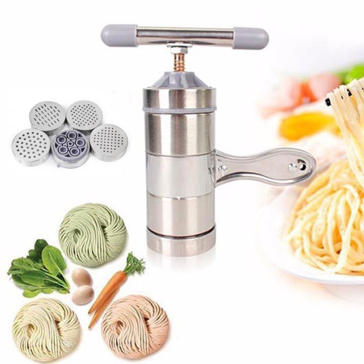 Mold making noodles, noodle soup cake cake slip versatile-tooling making vermicelli noodles fresh 5 head stainless steel high-grade