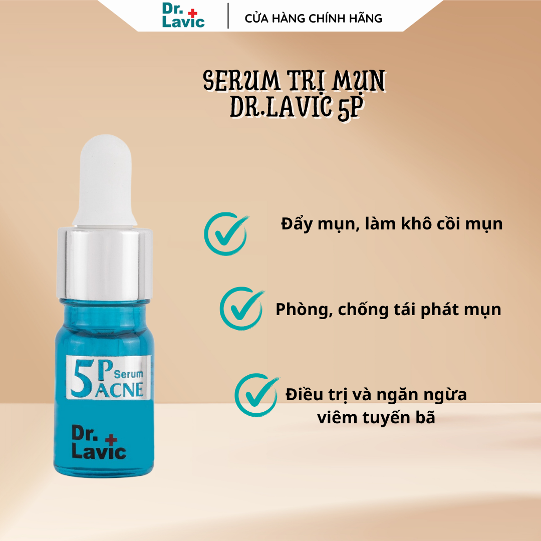 Serum Trị Mụn 5P Dr.Lavic - Dr.Lavic 5P Ance Serum