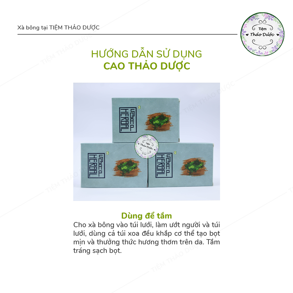 Xà Bông Cao Tắm Thảo Dược 100gr