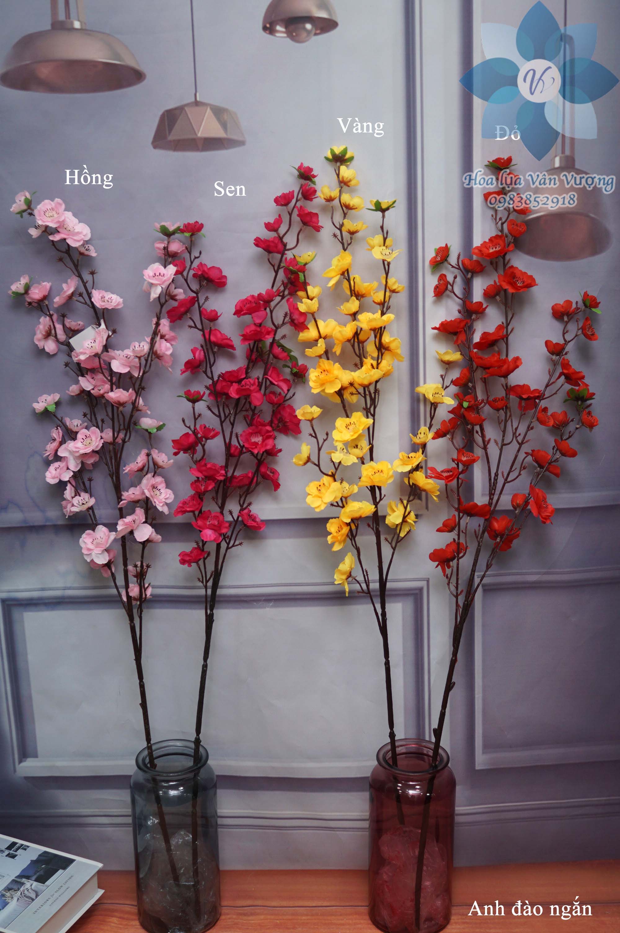 Hoa Lụa Cao Cấp, Hoa Giả Hoa Anh Đào