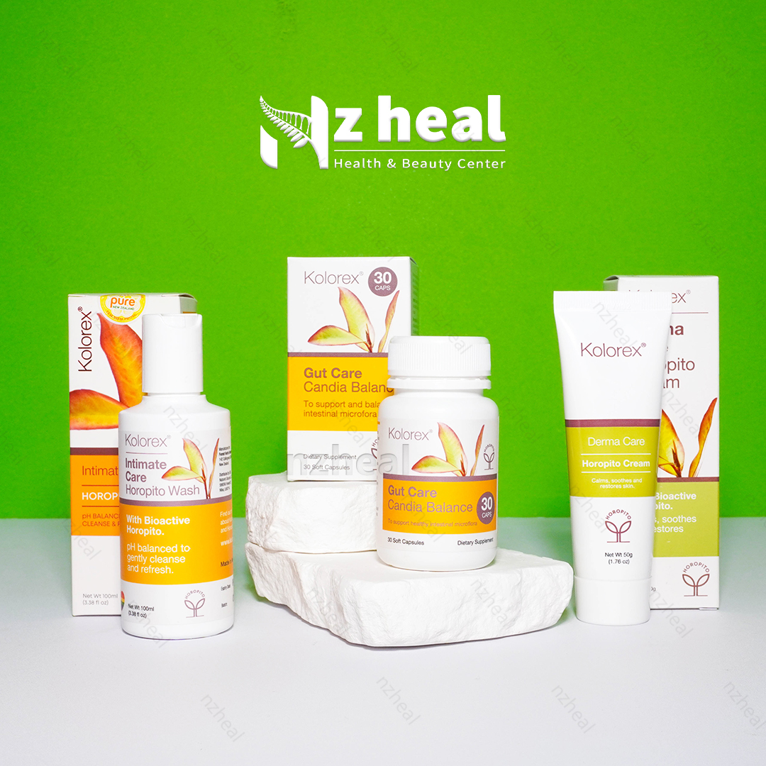 Bộ ba chăm sóc vù.ng kí.n Kolorex (Gel rửa + Kem bôi + Viên uống)
