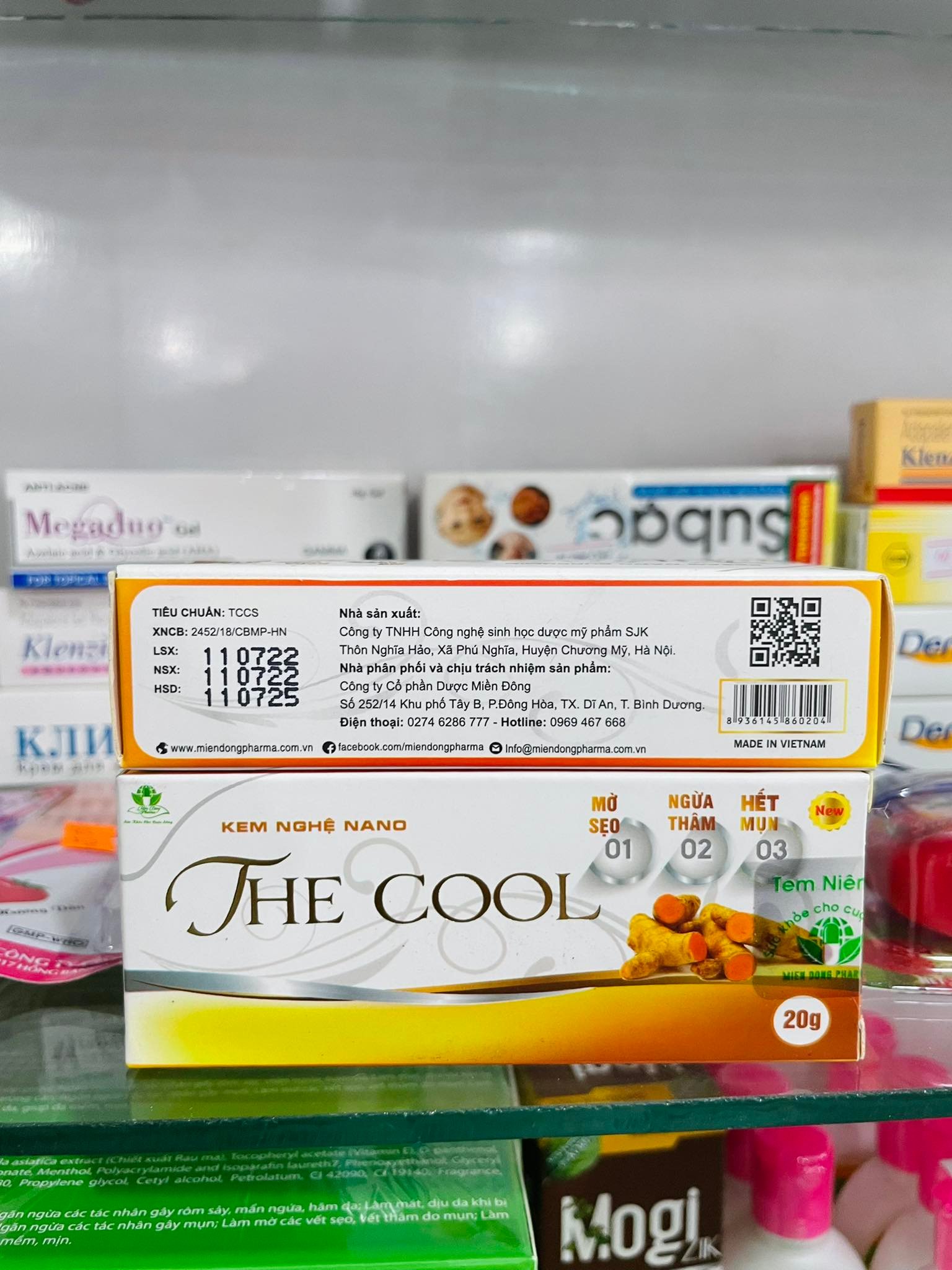 ✅ [Genuine] Nano Curcumin the Cool Turmeric Cream
