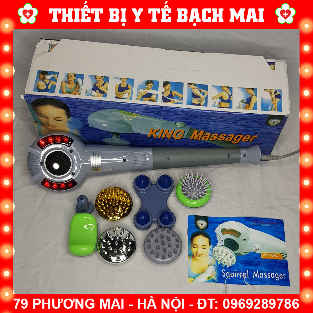 Máy Đấm Lưng 7 Đầu KING MASSAGER
