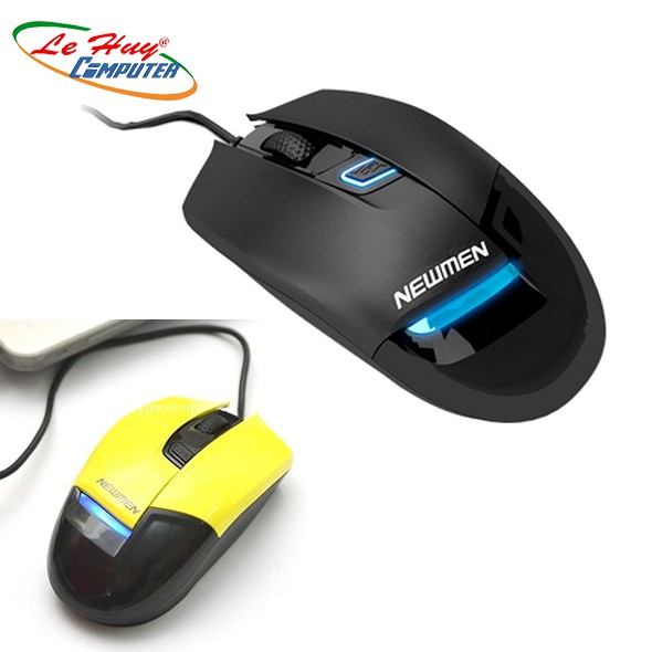 Chuột Vi Tính Newmen G10 Plus (Vàng-Đen)