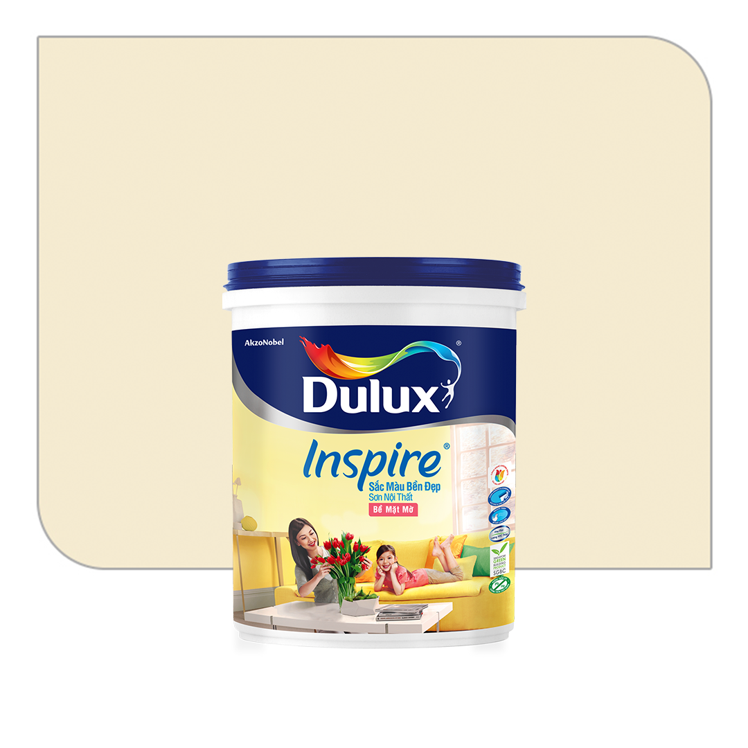 Sơn nội thất - Cao cấp - Dulux Inspire - Bề mặt mờ - 5L
