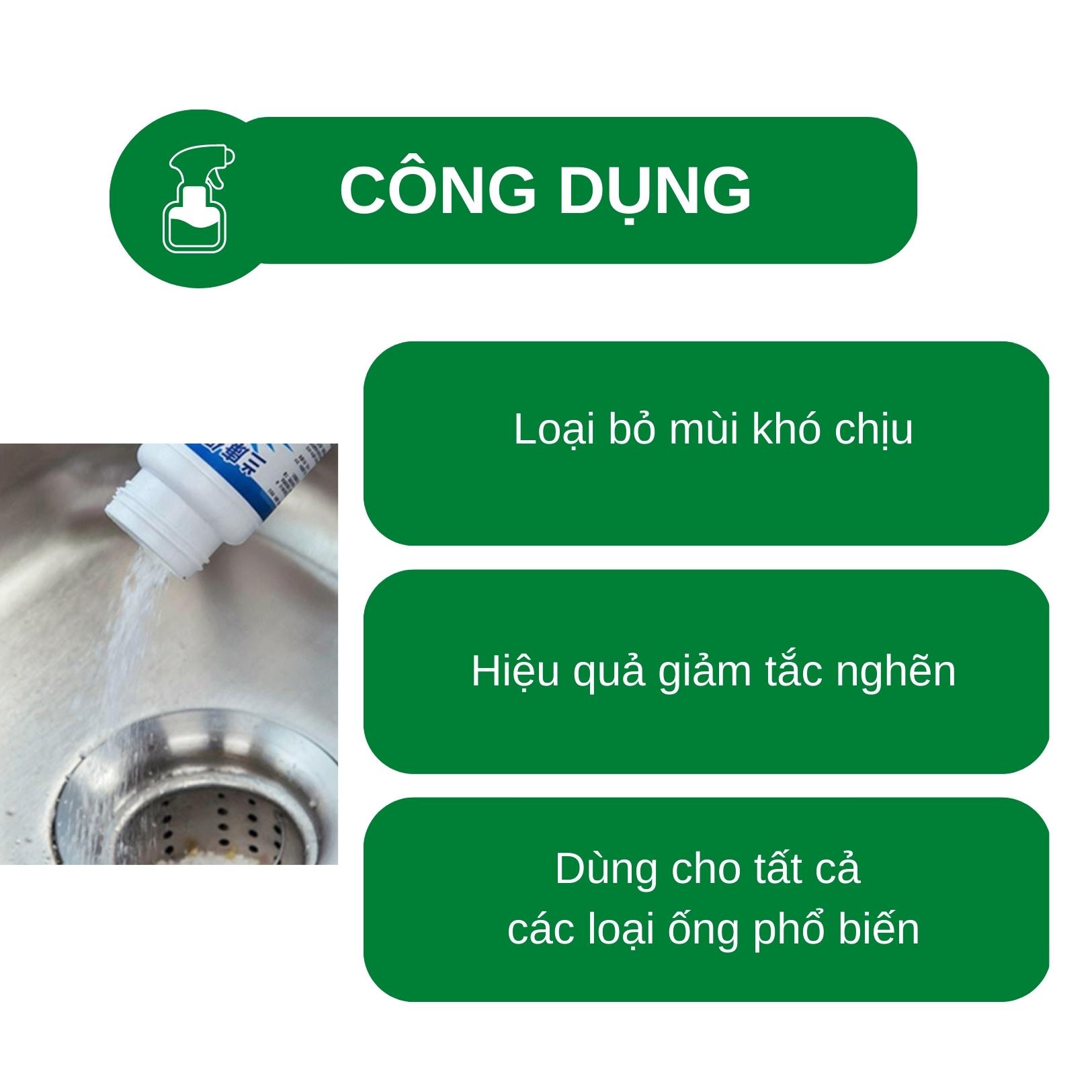 Bột thông cống Denkmit 600gr nội địa Đức
