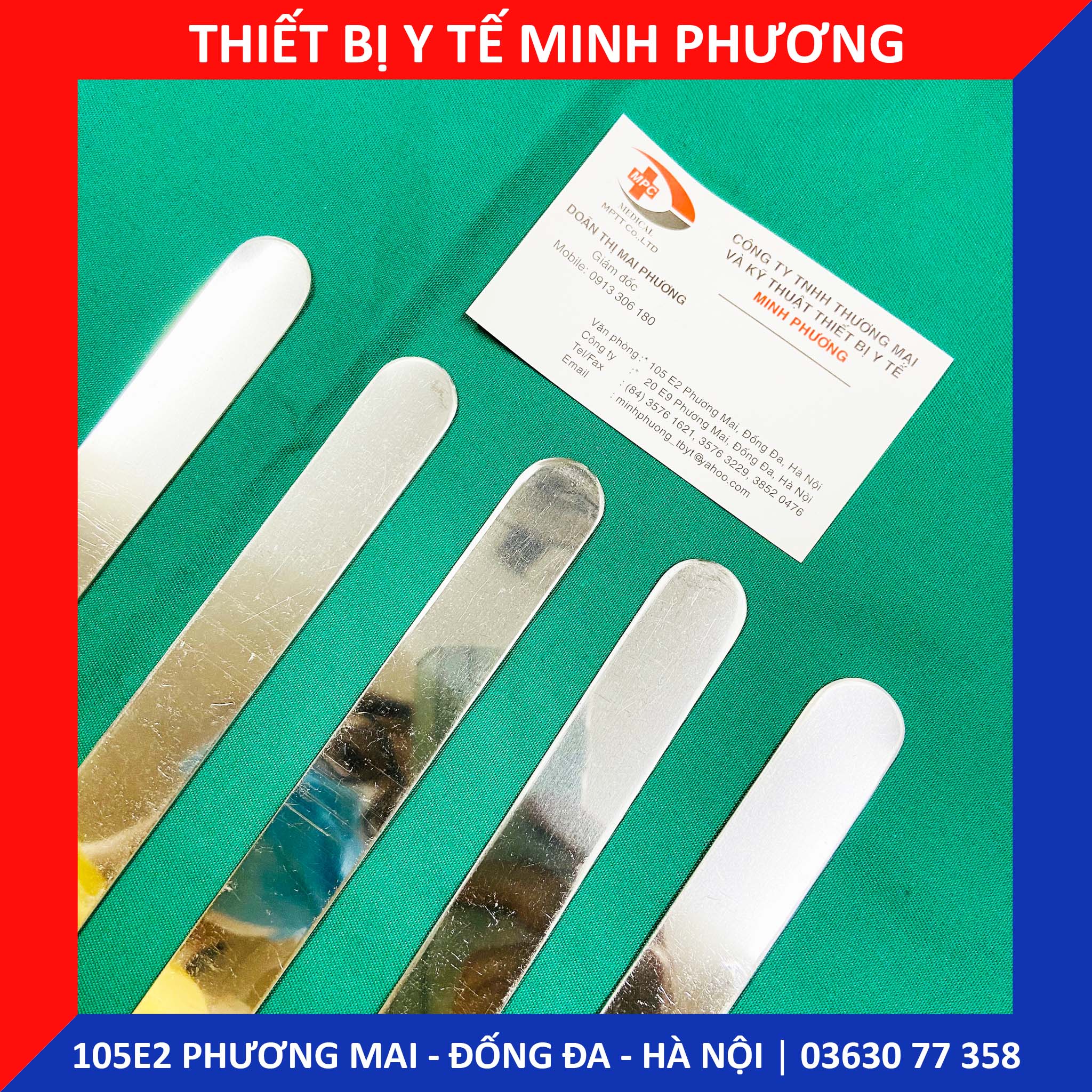 Que đè lưỡi inox 201