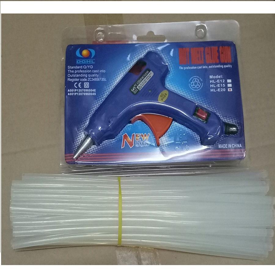 MÁY BẮN KEO 20W TẶNG 10 CÂY KEO